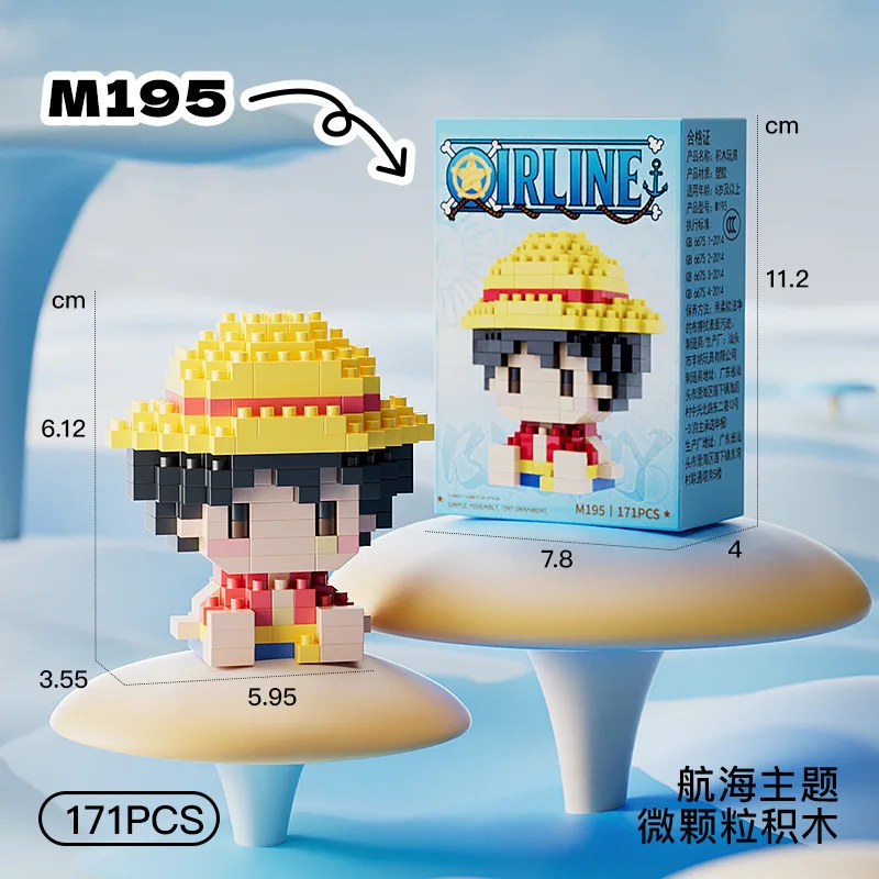 โมเดลอนิเมะ 3D วันพีซ ซันโกด น - Building Block Mini บทวิจารณ์และราคา
