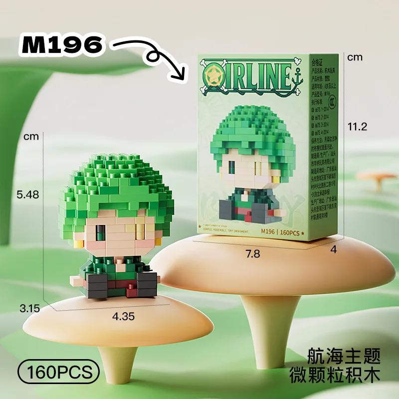 โมเดลอนิเมะ 3D วันพีซ ซันโกด น - Building Block Mini บทวิจารณ์และราคา